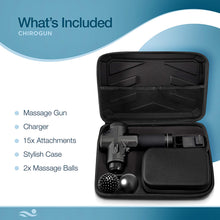 Load image into Gallery viewer, Chirogun Massage Gun Deep Tissue Massager - Percussion Massage Gun Massager Gun Muscle Massage Gun Deep Tissue Massage Gun Deep Tissue Percussion Muscle Massager Percussion Massager Muscle Gun Massager Black
